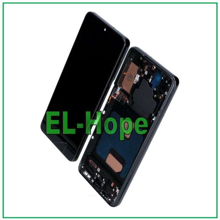 Écran tactile LCD TFT pour Samsung Galaxy S21+ Plus SM-G996, cadre noir