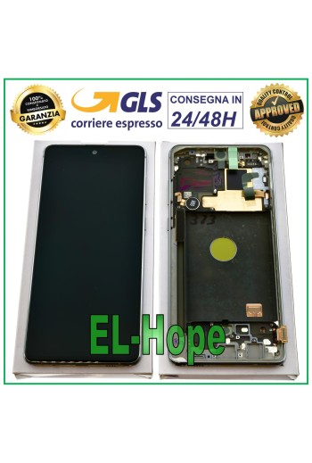 Écran LCD d origine Samsung Galaxy Note 10 Lite SM-N770 F Écran tactile Argenté