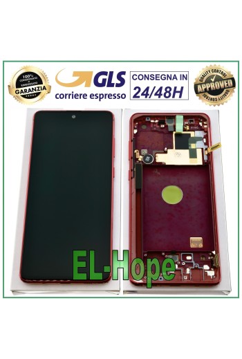 Écran LCD d origine Samsung Galaxy Note 10 Lite SM-N770 F Écran tactile rouge