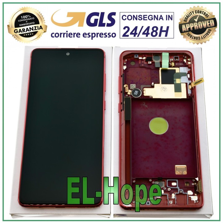 Écran d origine Samsung Note 10 Lite SM-N770 F tactile rouge GH82-22055C