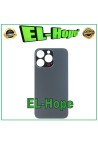 Coque arrie're en verre avec cache batterie pour iPhone 13 Pro, grand trou, graphite