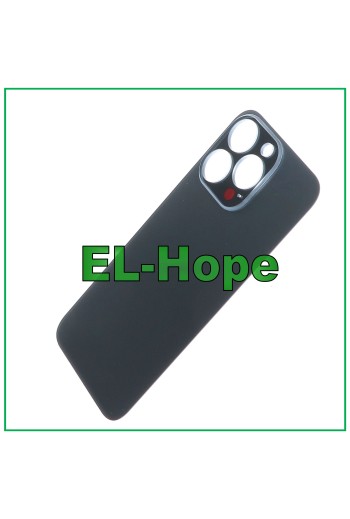 Coque arrière en verre avec cache batterie pour iPhone 13 Pro, grand trou, graphite