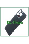 Coque arrie're en verre avec cache batterie pour iPhone 13 Pro, grand trou, graphite