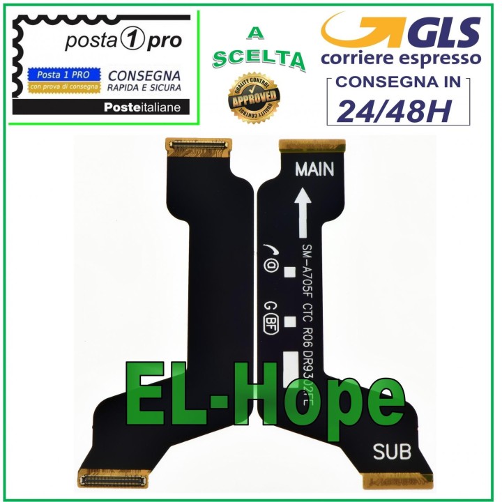 CONNEXION FLEXIBLE PLAT CARTE MÈRE STATION DE CHARGEMENT SAMSUNG GALAXY A70 SM-A705F