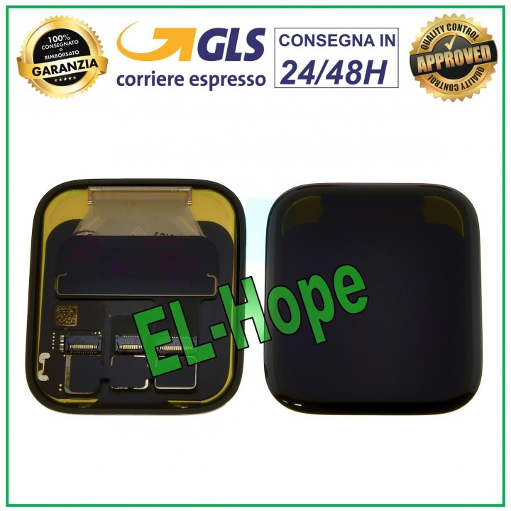 Écran tactile LCD pour montre connecte'e Apple Watch Series 4 A1976, verre de 44 mm