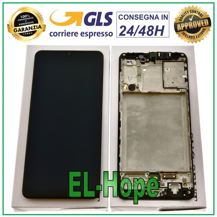 Cadre d e'cran d origine pour Samsung A31 SM-A315F A315, e'cran tactile noir, GH82-22761A
