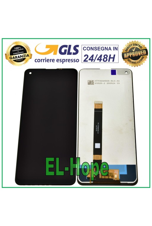 Écran LCD tactile noir pour LG K51S (LMK510EMW/LMX510)