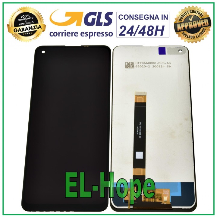 Écran LCD tactile noir pour LG K51S (LMK510EMW/LMX510)