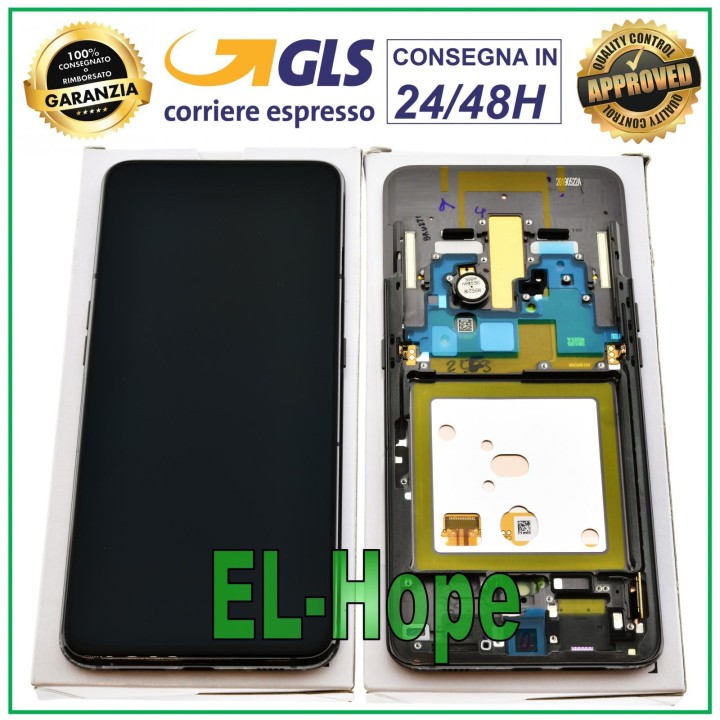 Écran tactile d origine Samsung A80 SM-A805 SM-A805F noir GH82-20348A