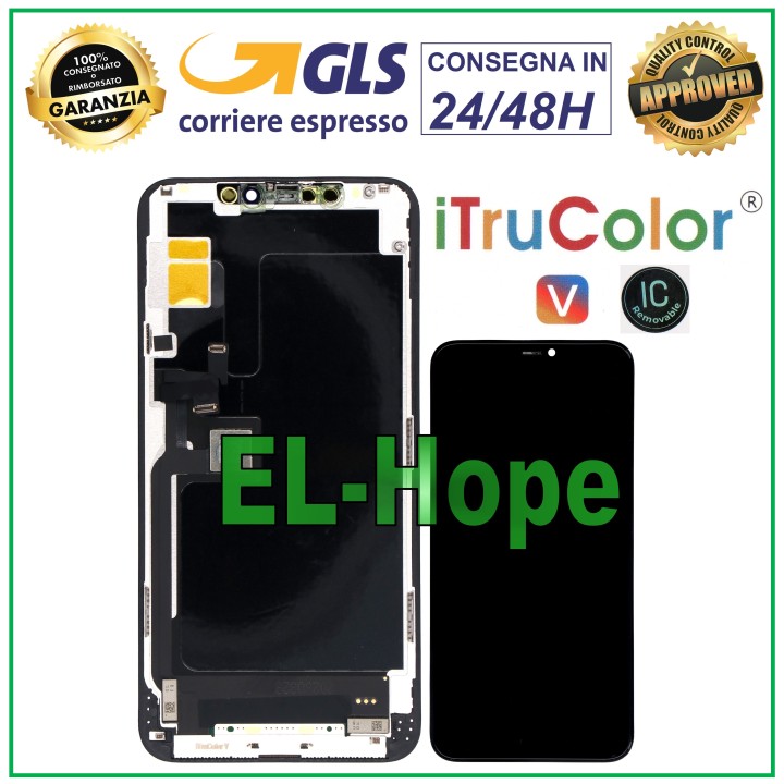 Écran LCD iTruColor HD INCELL pour Apple iPhone 11 Pro Max avec e'cran tactile