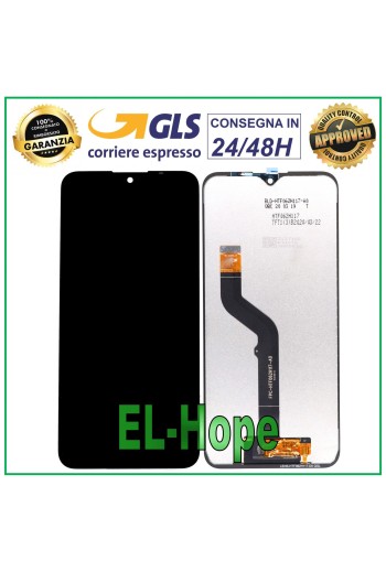 Écran LCD tactile assemblé pour Wiko Y81, noir