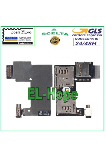 Lecteur de carte double SIM + Micro SD Motorola Moto G2 Flex Slot Lecteur de carte Nano Card