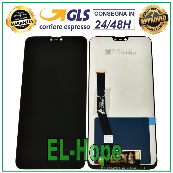 Écran LCD tactile noir pour ASUS Zenfone Max Plus M2 ZB634KL