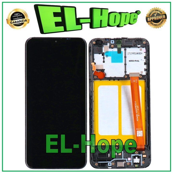 Cadre d e'cran LCD pour Samsung Galaxy A20E SM A202F, e'cran tactile assemble'