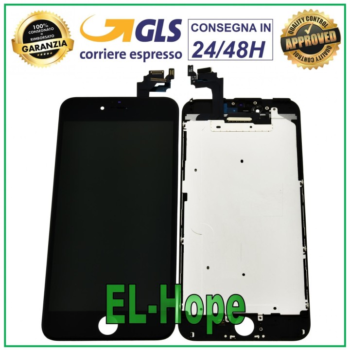 ÉCRAN LCD POUR APPLE IPHONE 6 PLUS ÉCRAN TACTILE EN VERRE NOIR ÉGAL À L ORIGINAL