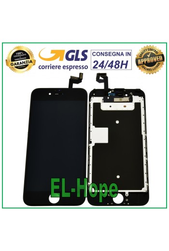 Écran LCD pour Apple iPhone 6S, écran tactile en verre noir, identique à l original