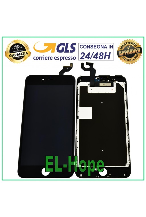 Écran LCD tactile noir pour iPhone 6S Plus, identique à l original
