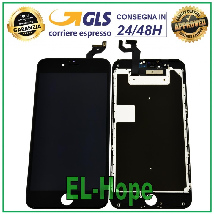 Écran LCD tactile noir pour iPhone 6S Plus, identique a' l original
