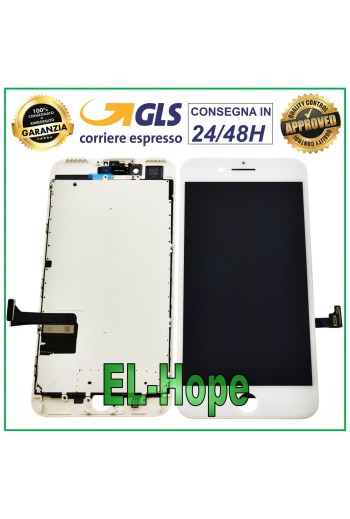 ÉCRAN LCD POUR APPLE IPHONE 7 PLUS ÉCRAN TACTILE EN VERRE BLANC ÉGAL À L ORIGINAL