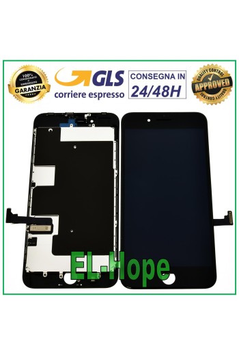 Écran LCD pour Apple iPhone 8 Plus, écran tactile en verre noir, identique à l original