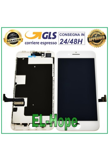 Écran LCD pour Apple iPhone 8 Plus, écran tactile en verre blanc, identique à l original