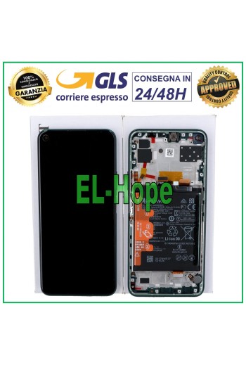 Écran LCD + châssis et batterie d origine Huawei P40 Lite 5G CDY-NX9A Touch Green