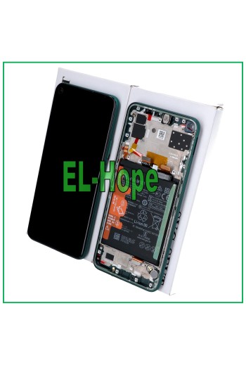 Écran LCD + châssis et batterie d origine Huawei P40 Lite 5G CDY-NX9A Touch Green