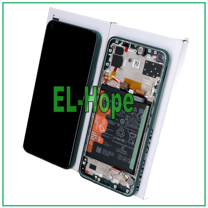 Écran LCD + châssis et batterie d origine Huawei P40 Lite 5G CDY-NX9A Touch Green