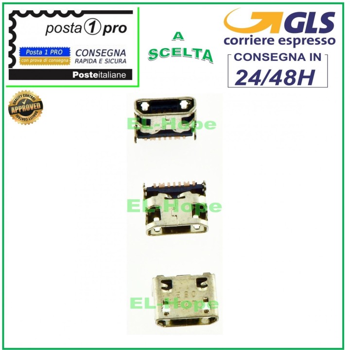 CONNECTEUR DE CHARGE MICRO USB POUR SAMSUNG GALAXY S7390 S5280 S6810 J120F G318H G313H