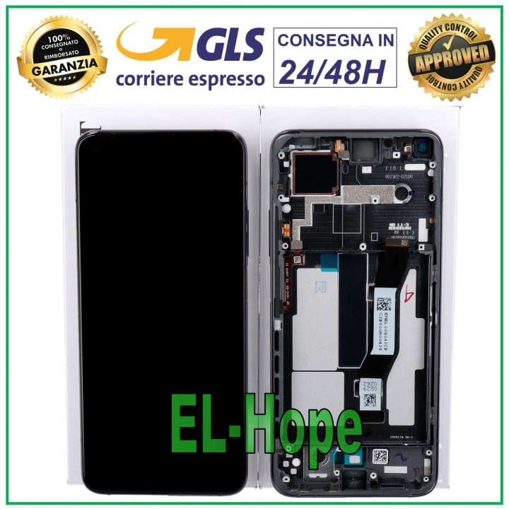 Écran LCD d origine + cadre pour Xiaomi Mi 10T / 10T Pro et Redmi K30S, verre tactile noir.