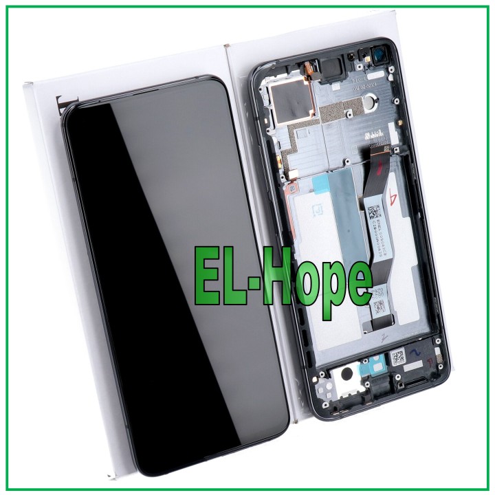 Écran LCD d origine + cadre pour Xiaomi Mi 10T / 10T Pro et Redmi K30S, verre tactile noir.