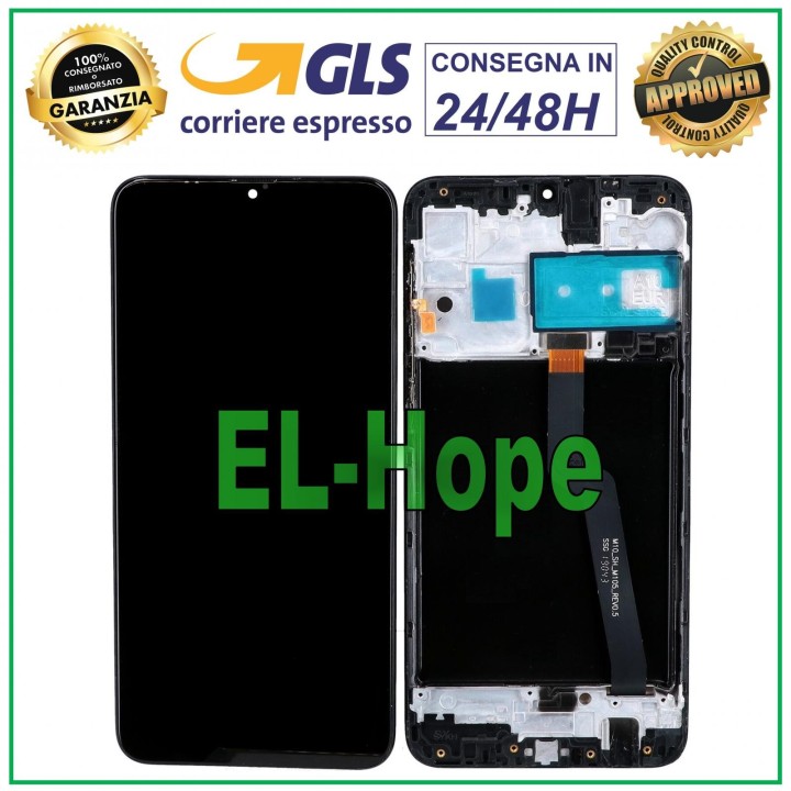 Écran LCD + cadre LCD pour Samsung Galaxy A10 SM A105F, e'cran tactile en verre