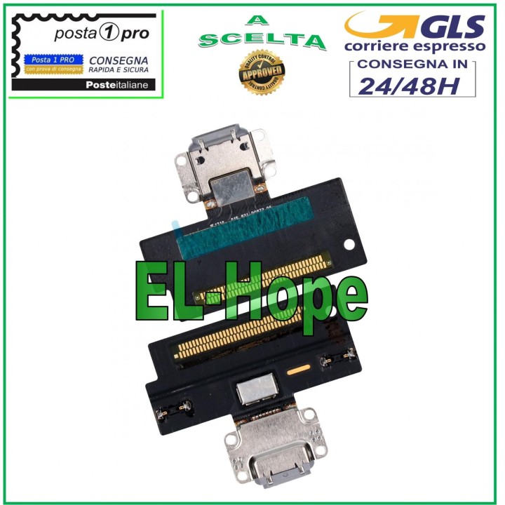 Connecteur de charge plat flexible noir pour Apple iPad Pro 10,5  A1701 A1709