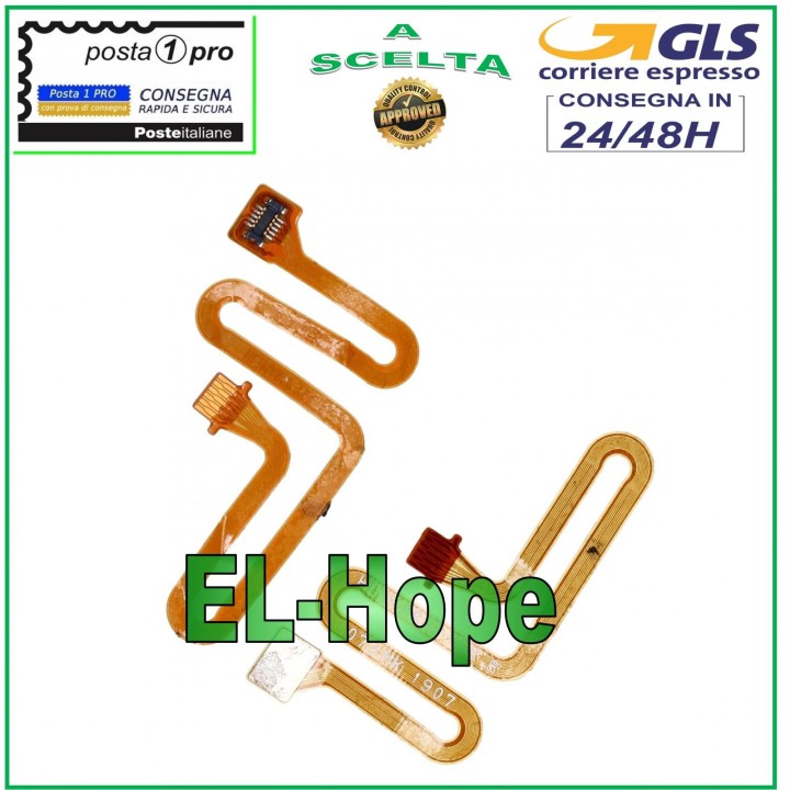 Câble plat flexible pour capteur d empreintes digitales pour Huawei P30 Lite MAR-LX1