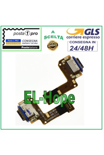 Connecteur de charge plat et flexible pour station de charge type C LG Q7 Q610 LMQ610EM LMQ610EMW