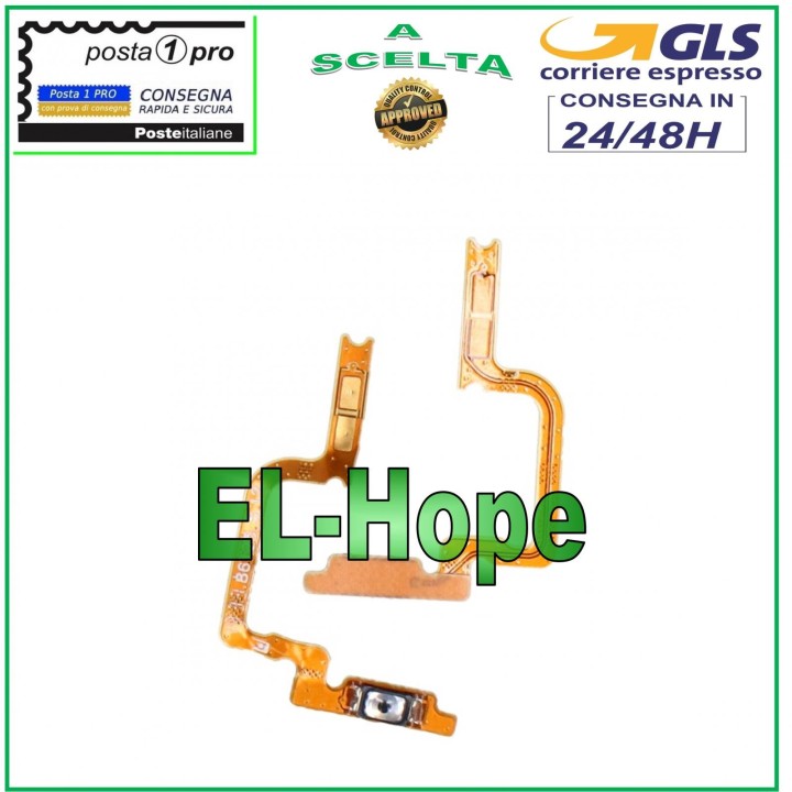Câble plat flexible avec bouton marche/arre't pour Oppo Realme 5 RMX1911