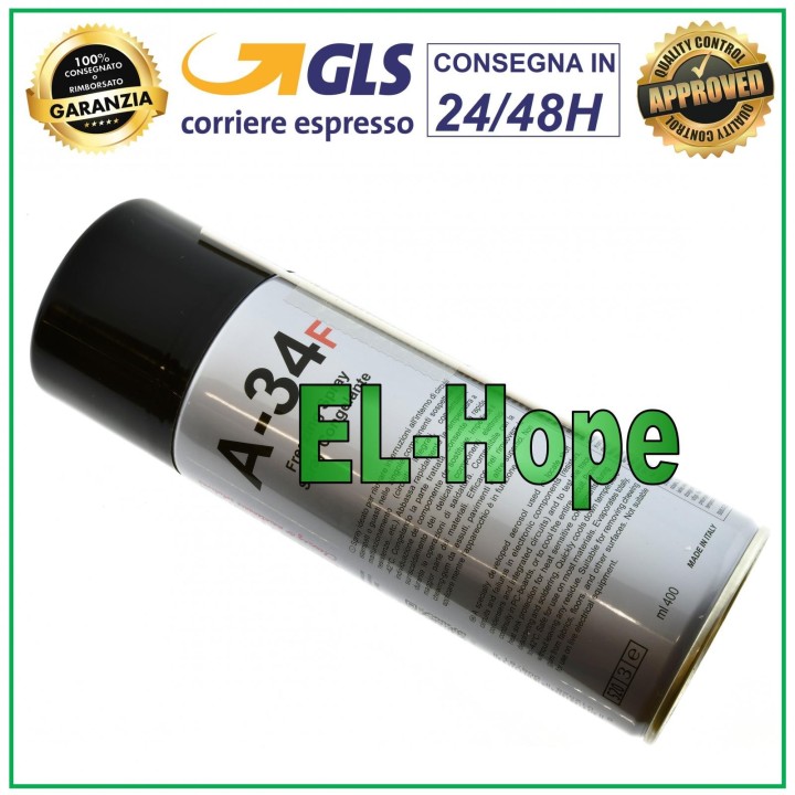 SPRAY CONGELANT GLACE CARBONIQUE CONGELATION CIRCUITS INTÉGRÉS 400 ml A-34F DEUX CI