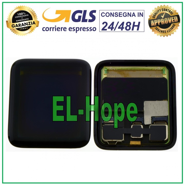 Écran tactile LCD pour montre connecte'e Apple Watch Series 2 A1758, verre de 42 mm