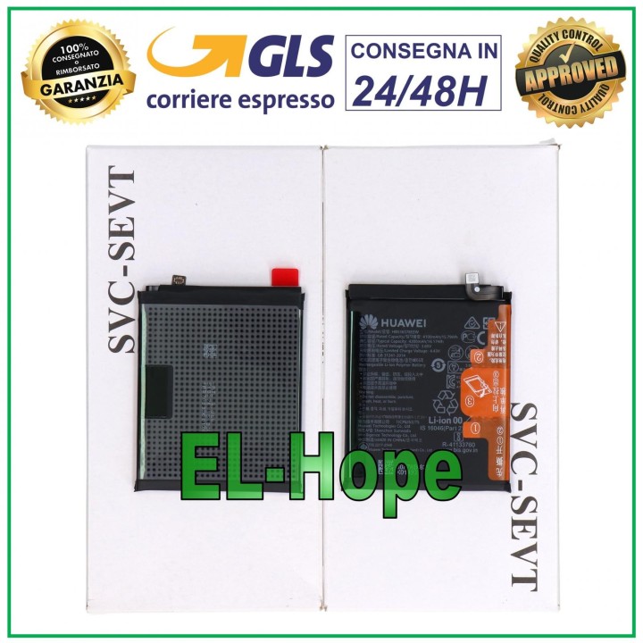 Batterie de rechange 100 % d origine HB536378EEW pour Huawei P40 Pro ELS-NX9 N09 4200 mAh