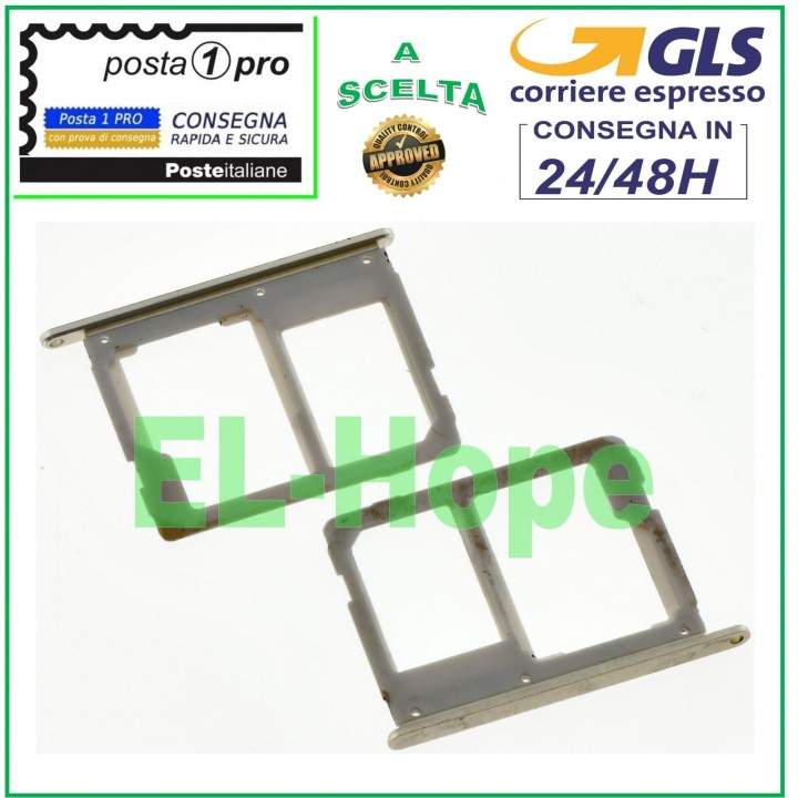 COMPARTIMENT DE CHARIOT À FENTE CARTE NANO SIM CARTE SD SAMSUNG GALAXY A7 2016 SM A710 F OR