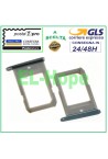 PORTE-CARTE NANO SIM POUR SAMSUNG GALAXY S6 EDGE SM G925 F GRIS