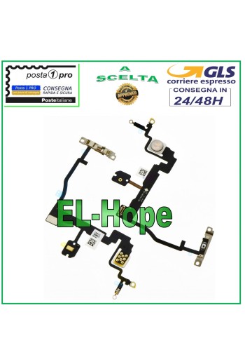 PLAT FLEX BOUTON MARCHE/ARRÊT APPLE IPHONE 11 PRO FLASH + MICROPHONE