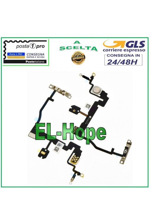 PLAT FLEX BOUTON MARCHE/ARRÊT APPLE IPHONE 11 PRO FLASH + MICROPHONE