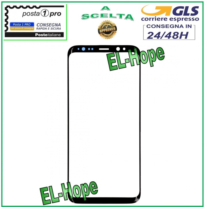 Vitre avant de remplacement pour Samsung Galaxy S8 SM-G950F SM-G950