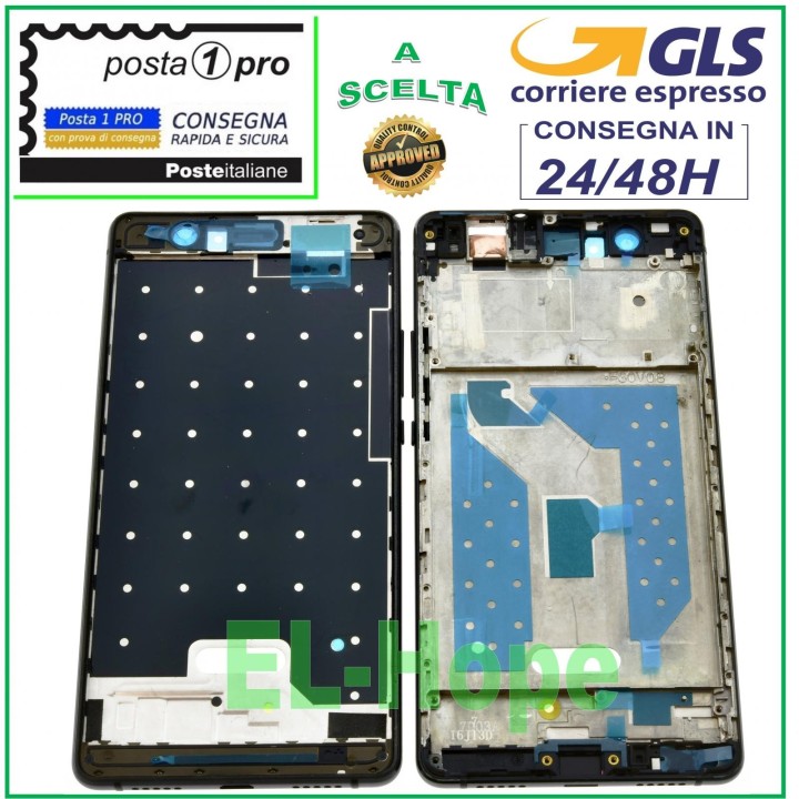 Cadre central LCD pour Huawei P9 Lite VNS-L31 VNS-L23 VNS-L21 Noir
