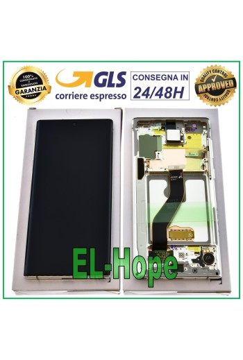 Écran LCD tactile d origine Samsung Galaxy Note 10 SM-N970 N970F blanc