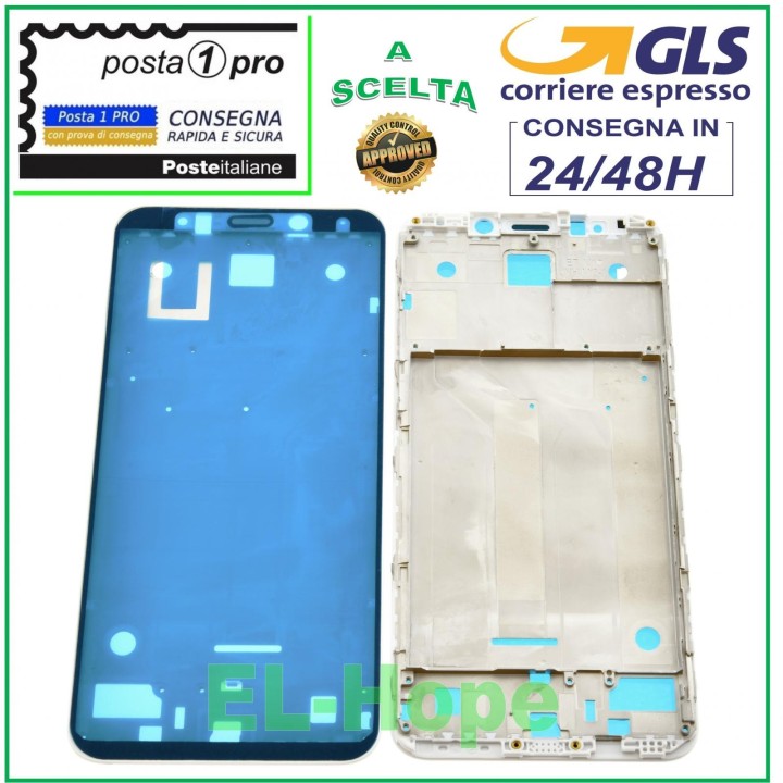 Cadre LCD late'ral pour Xiaomi Redmi 5 Plus MEE7 MEG7 MET7 Blanc