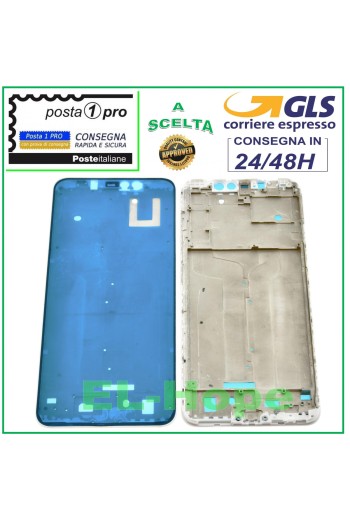 Cadre LCD pour Xiaomi Redmi Note 6 Pro M1806E7TH M1806E7TG Blanc