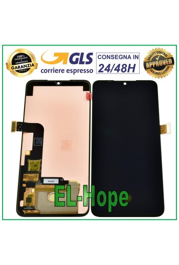 Écran LCD tactile noir pour LG G8X ThinQ LM G850