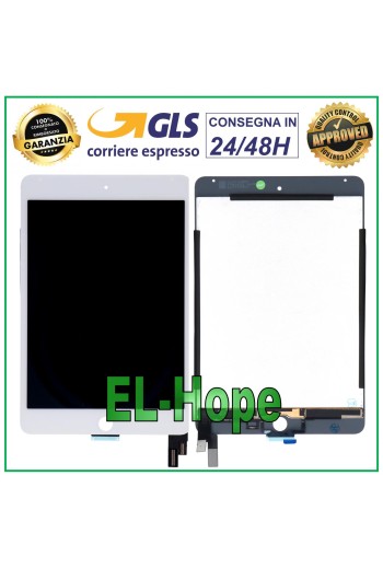 Écran tactile LCD pour Apple iPad Mini 4 A1538 A1550, écran en verre blanc